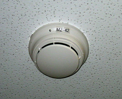 Typical smoke detector; photo courtesy Wile e2005